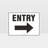 Custom Signs Personalized,Entry Right Arrow Sign